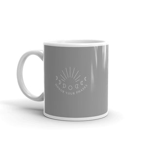 Honor your phases || grey ceramic mug