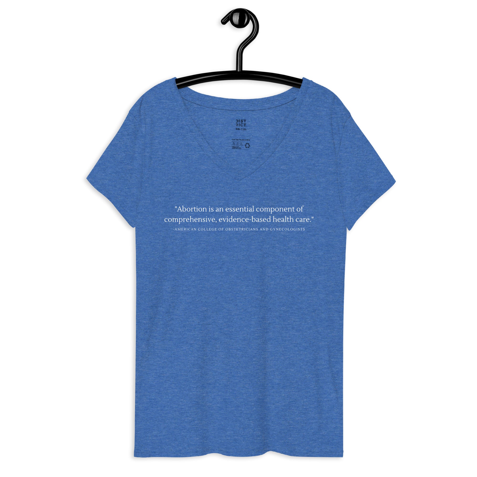 Essential Healthcare || Women’s recycled v-neck t-shirt